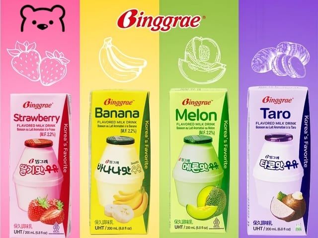 BINGGRAE KOREA,S FAVORITE MILK.